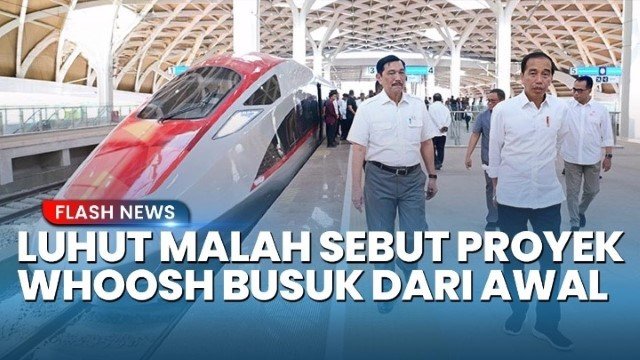Banyak Masalah Sejak Awal, Luhut: Kereta Cepat, Barang Busuk!