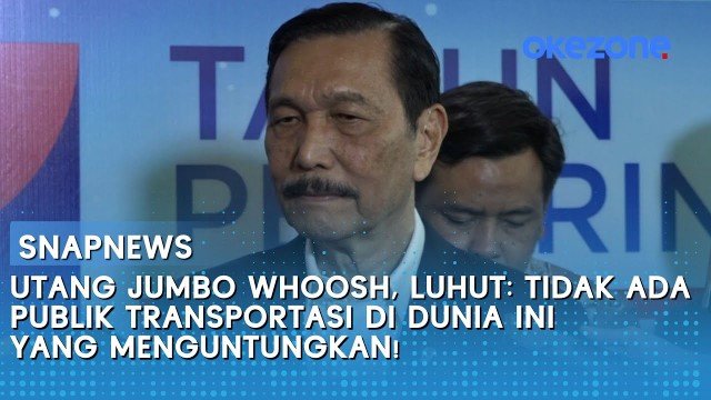 Ditagih Utang Jumbo Kereta Cepat, Luhut Ngeles: Tidak Ada Transportasi Publik di Dunia yang Untung!