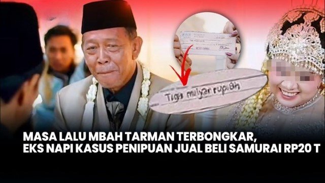 Duduk Perkara Kasus Samurai yang Pernah Jerat Mbah Tarman ‘Cek Rp 3 M’