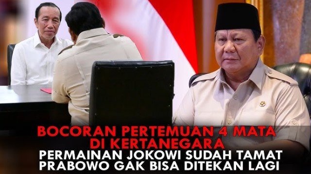 INFO! Enam Bocoran Pertemuan Prabowo-Jokowi: Prabowo Akan Habisi ‘Geng Solo’ dan Oligarki