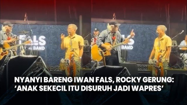HEBOH Rocky Gerung Plesetkan Lirik ‘Anak Sekecil Itu Disuruh Jadi Wapres’, Iwan Fals Panik: Cukup!