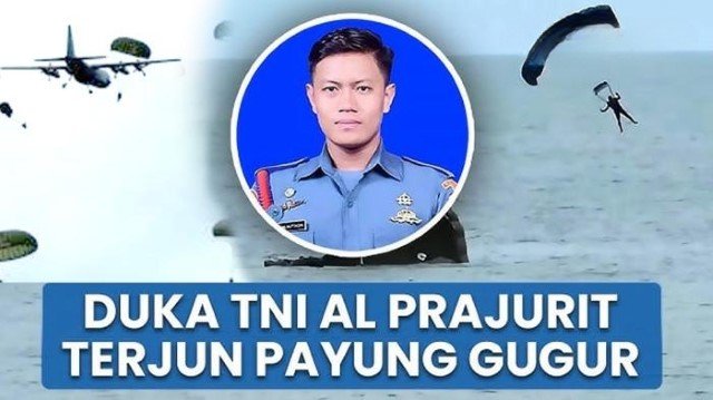Innalillahi! Terjatuh Saat Terjun Payung di Rangkaian HUT TNI, Praka Marinir Zaenal Mutaqim Meninggal Dunia