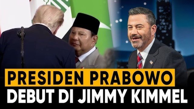 Jimmy Kimmel Sindir Prabowo di Acara TV AS: Pertama Kalinya Ada yang Mau Ketemu Eric Trump!