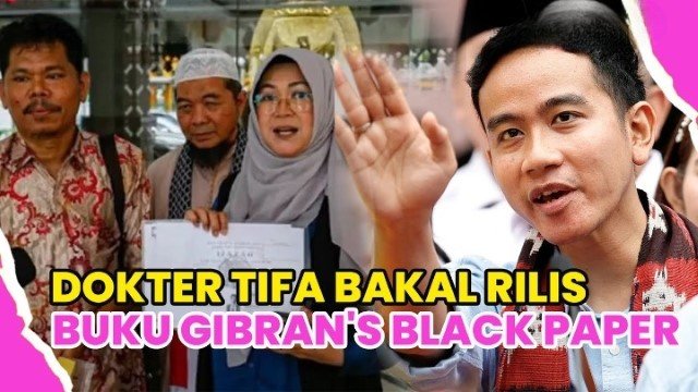 Layak Ditunggu! Dokter Tifa Siapkan Kejutan dalam Buku Gibran’s Black Paper