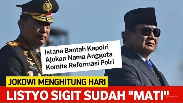 ‘Listyo Sigit Sudah Mati, Tapi Belum Dikubur’