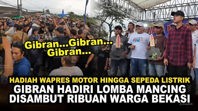 Luar Biasa! Apa Kata Jokowi Melihat Anaknya Resmikan ‘Lomba Mancing’ di Kali Gabus?