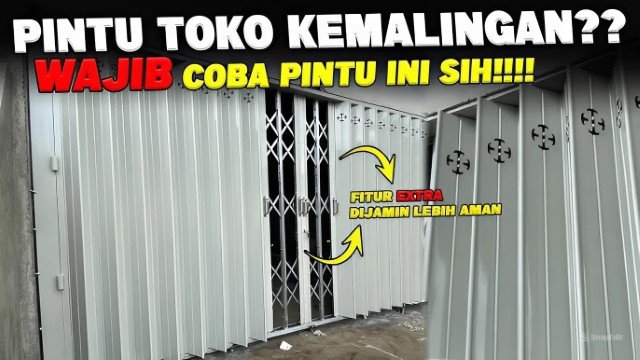 Meningkatkan Keamanan Bisnis dengan Pintu Harmonika Surabaya Dari Produsen Mahkota