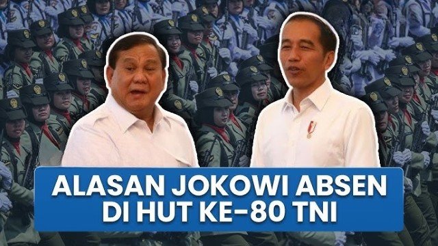 Oh Ternyata! Absen di HUT ke-80 TNI, Jokowi Takut Bertemu Dua Orang Ini?