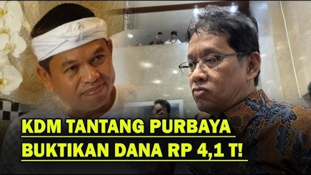 PANAS! Dedi Mulyadi Bantah Menkeu Purbaya, Bilang Tak Ada Dana APBD Jabar Mengendap di Deposito