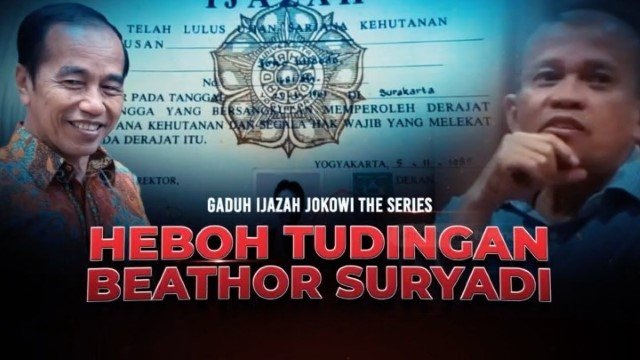 Politikus Senior PDIP Bongkar Skandal Politik: Dokumen Ijazah Keluarga Jokowi Bodong, Jangan Biarkan Kuasai NKRI!