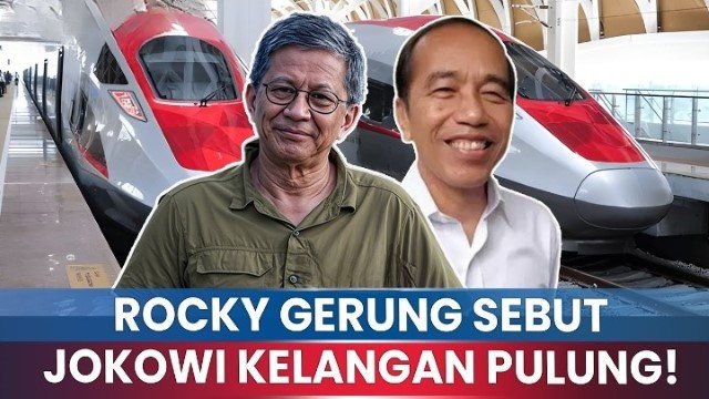 Rocky Gerung: “Pulung” Jokowi Lenyap, Kereta Cepat Jadi Simbol Niat Jahat!