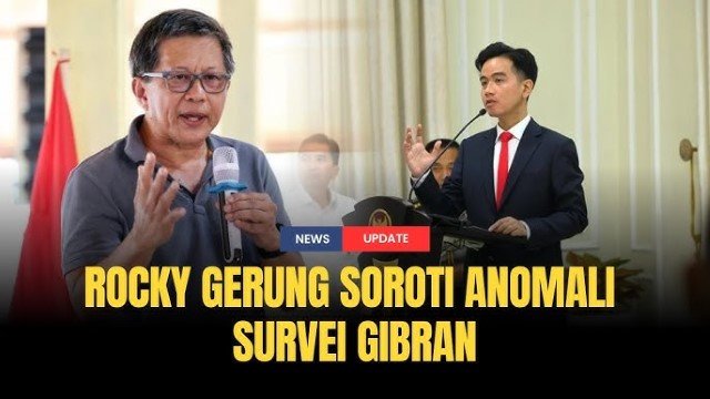 Rocky Gerung ‘Semprot’ Survei Prabowo-Gibran: Gibran Cuma Gunting Pita, Lembaga Survei Dibayar?