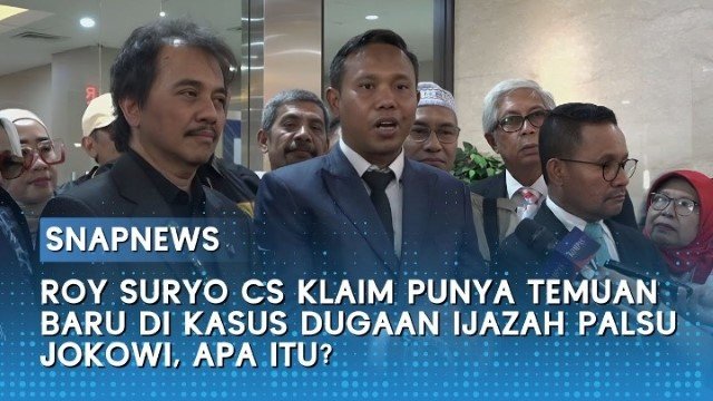 Roy Suryo Cs Kantongi Temuan Baru di Kasus Ijazah Palsu Jokowi, Sumbernya Mengejutkan!