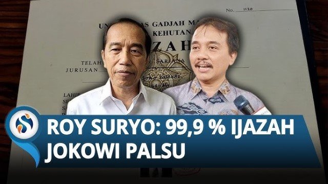 Sebut 99,9 Persen Palsu, Roy Suryo Bongkar Kejanggalan Ijazah Jokowi, Kini Buru Bukti ke KPU Solo!