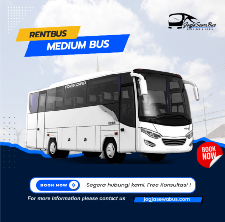 Sewa Bus Jogja Murah & Lengkap Medium 30 Seat - Big Bus Pariwisata 50 Seat (2)