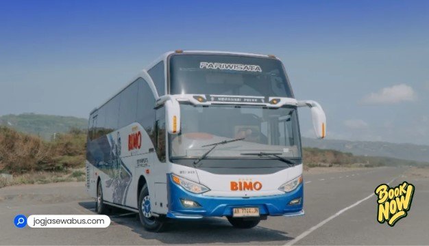 Sewa Bus Jogja Murah & Lengkap: Medium 30 Seat - Big Bus Pariwisata 50 Seat