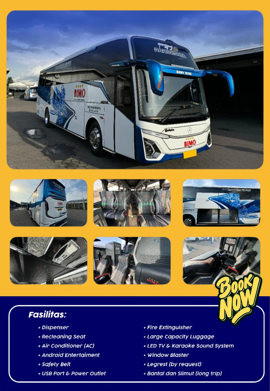 Sewa Bus Jogja Murah & Lengkap Medium 30 Seat - Big Bus Pariwisata 50 Seat (2)