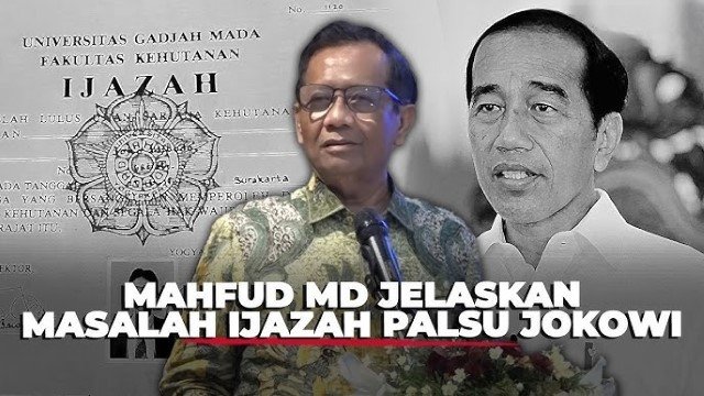 Tak Disangka! Usai Kereta Cepat, Mahfud Bongkar Tuduhan Ijazah Palsu Jokowi: Ternyata…