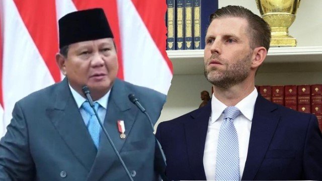 Terungkap! Mic Bocor Bikin Heboh, Eric Trump Akhirnya Buka Suara Soal Namanya Disebut Prabowo