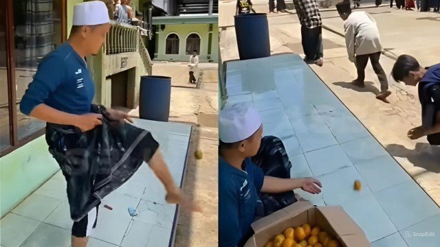VIRAL Video Ustadz ‘Tendang’ Makanan untuk Santri, Pantaskah Begitu?