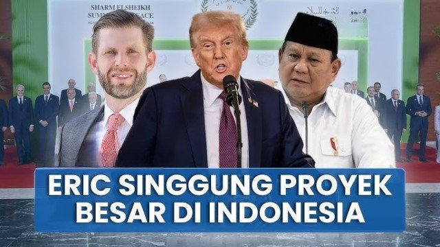 WOW! Proyek Ultra Mewah Eric Trump di Indonesia Tembus Rp28 Triliun, Bali dan Lido Picu Sorotan Dunia