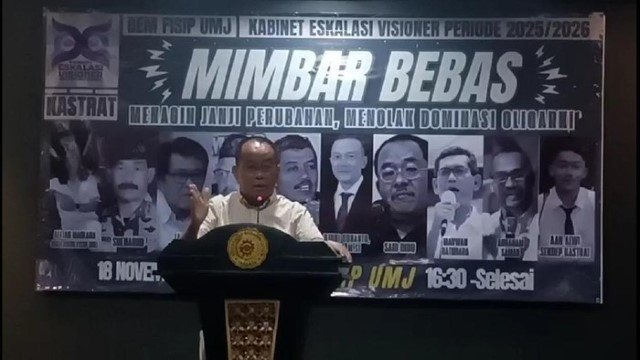 Ajak Mahasiswa Lawan Serakahnomic, Said Didu: Oligarki Bisa Beli Ketua Partai dan Aparat!