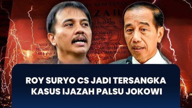 DAFTAR Nama 8 ‘Tersangka’ Kasus Ijazah Palsu Jokowi, Ada Roy Suryo Cs!