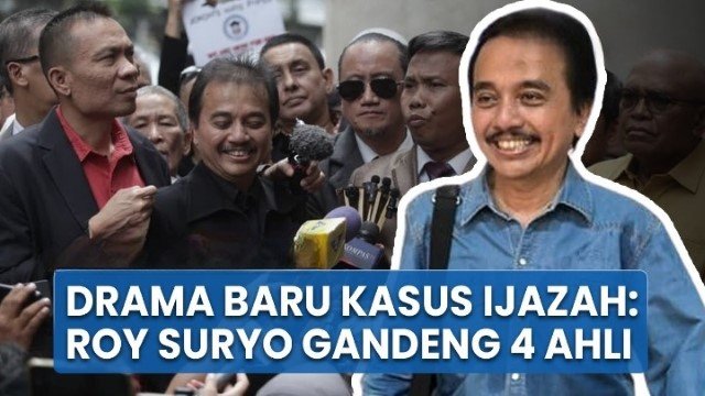 DRAMA Baru Kasus Ijazah Palsu Jokowi: Roy Suryo Cs Gandeng 4 Ahli, Siapa Saja Mereka?
