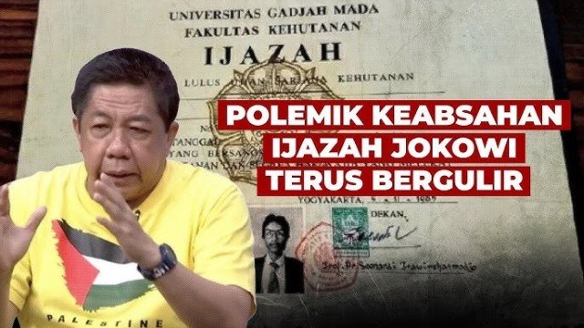 Effendi Gazali: Ijazah Tanpa Tanda Tangan Dosen Pembimbing di Lembar Pengesahan Itu Aneh!