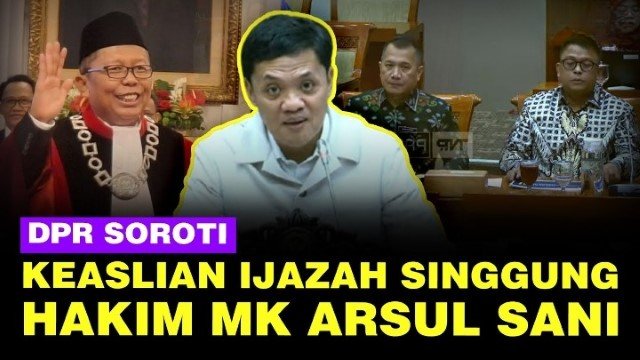 GEGER Ijazah Arsul Sani, Komisi III DPR Merasa Jadi Kambing Hitam: Kami Tak Punya Kemampuan Forensik!