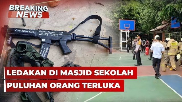 GEGER! Ledakan Mengguncang Masjid di SMA 72 Jakarta Utara, Para Korban Dilarikan ke RS