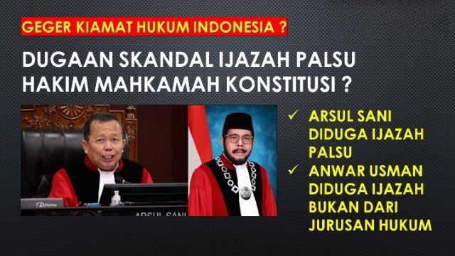 GEGER Tudingan Ijazah Palsu Hakim MK Arsul Sani, Kampus di Polandia Diselidiki Otoritas Antikorupsi!