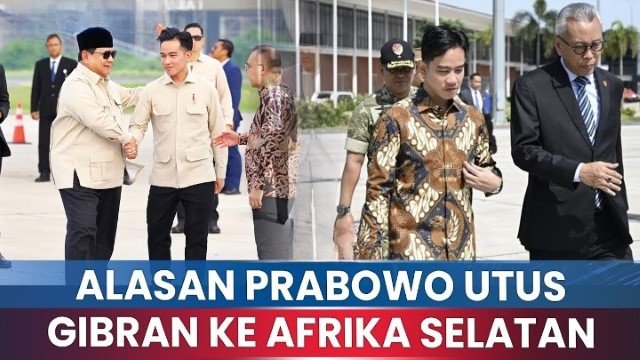 Gibran Wakilkan Pidato Presiden di KTT G20, Ini Alasan Prabowo Tak Pergi ke Afrika Selatan!