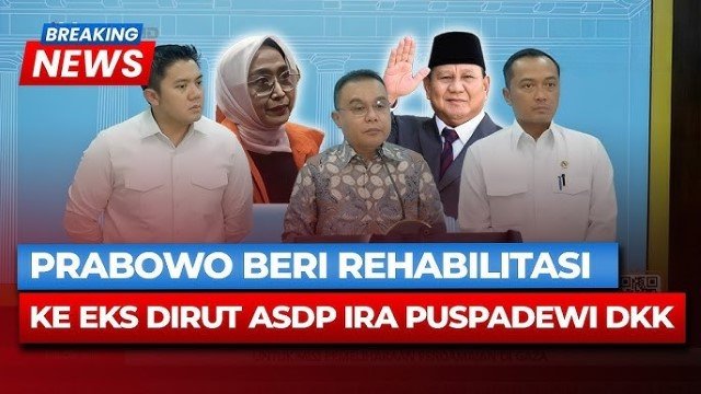 Ira Puspadewi Dapat Rehabilitasi, Satu per Satu ‘Kambing Hitam’ Jokowi Dilepas Prabowo!