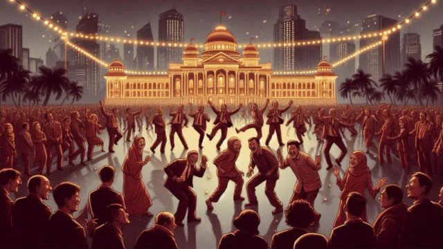 Joget Penuh Kemewahan! Viral Video Pesta Diduga Anggota PAN Ini Bikin Publik Geram