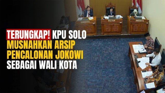 KPUD Solo Dinilai Sengaja ‘Musnahkan’ Dokumen Jokowi Saat Daftar Pilkada, Petrus: Ada Konspirasi Besar!