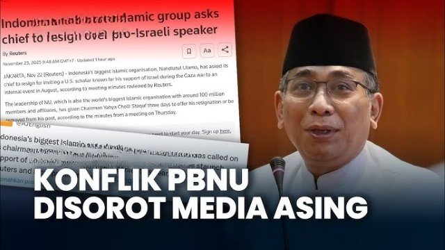 Konflik PBNU Disorot Media Asing, Sikap Gus Yahya Terhadap Israel Disorot Dunia!