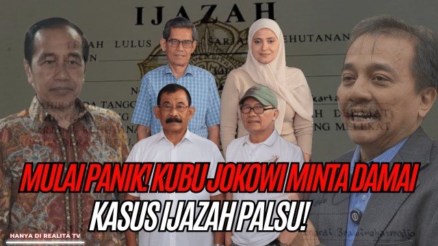 Kubu Jokowi Makin Terpojok, ‘Mengemis Damai’ di Kasus Ijazah Palsu!