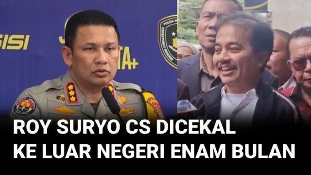 Pencekalan Diperpanjang 6 Bulan, Roy Suryo Cs Setengah Tahun Dilarang Bepergian ke Luar Negeri!