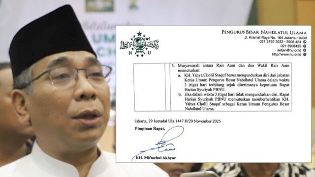 Penjelasan Syuriyah soal Bocornya Risalah yang Minta Gus Yahya Mundur dari Ketum PBNU