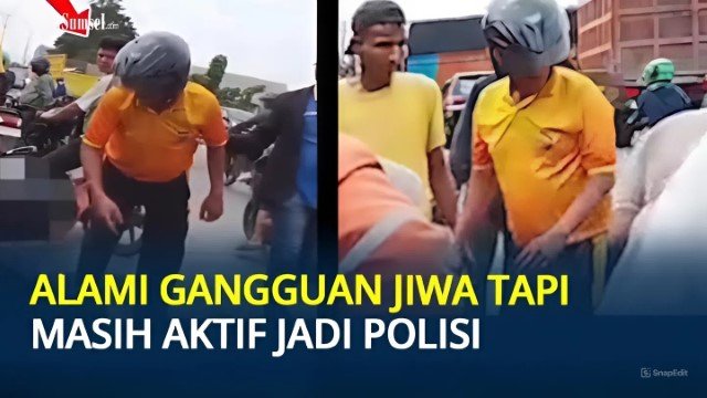 Polda Sumut Sebut Anggotanya yang Hajar Pemotor Sudah Lama Idap Gangguan Jiwa: Masih Aktif Bertugas
