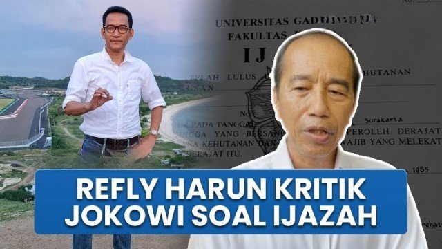 Polemik Ijazah Jokowi Tak Kunjung Usai, Refly Harun: Muter-Muter Kayak Orang Bodoh!