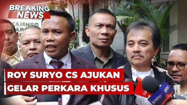 Roy Suryo Cs ‘Lawan Balik’ Polisi, Desak Gelar Perkara Khusus Ijazah Jokowi!