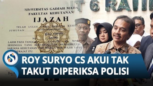 Roy Suryo Cs Siap Diperiksa Sebagai Tersangka Kasus Tudingan Ijazah Palsu Jokowi, Singgung Silfester Matutina dan Firli Bahuri