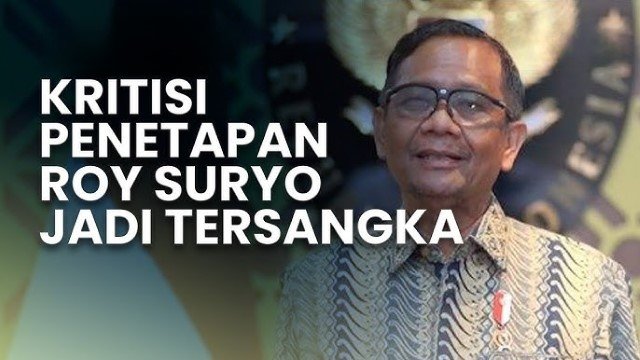 Roy Suryo Cs Tersangka, Mahfud MD: Buktikan Dulu Ijazah Jokowi Palsu atau Asli, Harus Putusan Pengadilan!