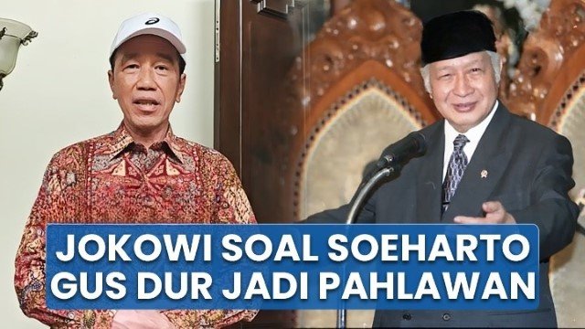 Soeharto dan Gus Dur Diusulkan Jadi Pahlawan Nasional, Jokowi Ucap Kalimat Mengejutkan!