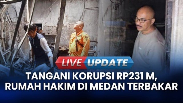 UPDATE! Pembakar Rumah Hakim PN Medan Khamozaro Waruwu Ditangkap, Ini Sosoknya