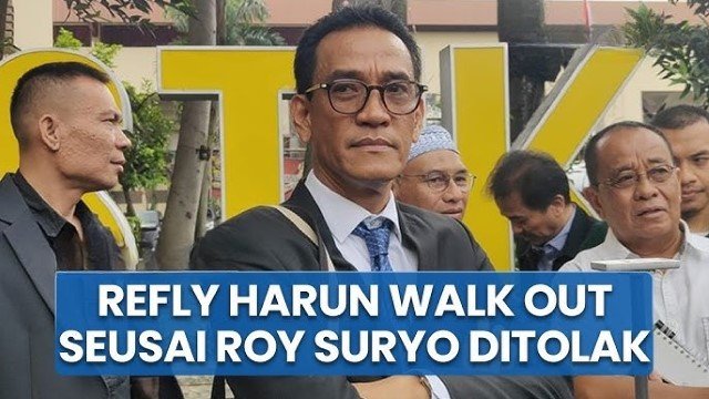 Walk Out dari Audiensi Reformasi Polri, Refly Harun: Kalau Roy Suryo Keluar, Kami Juga Keluar!