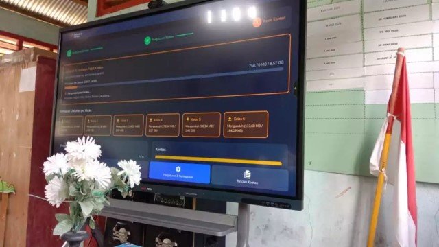 DUH! Smart TV Bantuan Prabowo di Sekolah Manggarai Timur NTT 'Nganggur', Alasannya Tak Ada Internet