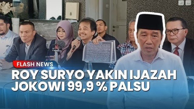 Isi Amplop Terkuak! Kubu Roy Suryo Yakin 99 Persen Itu Ijazah Palsu Jokowi Ada Foto Pria Berkumis